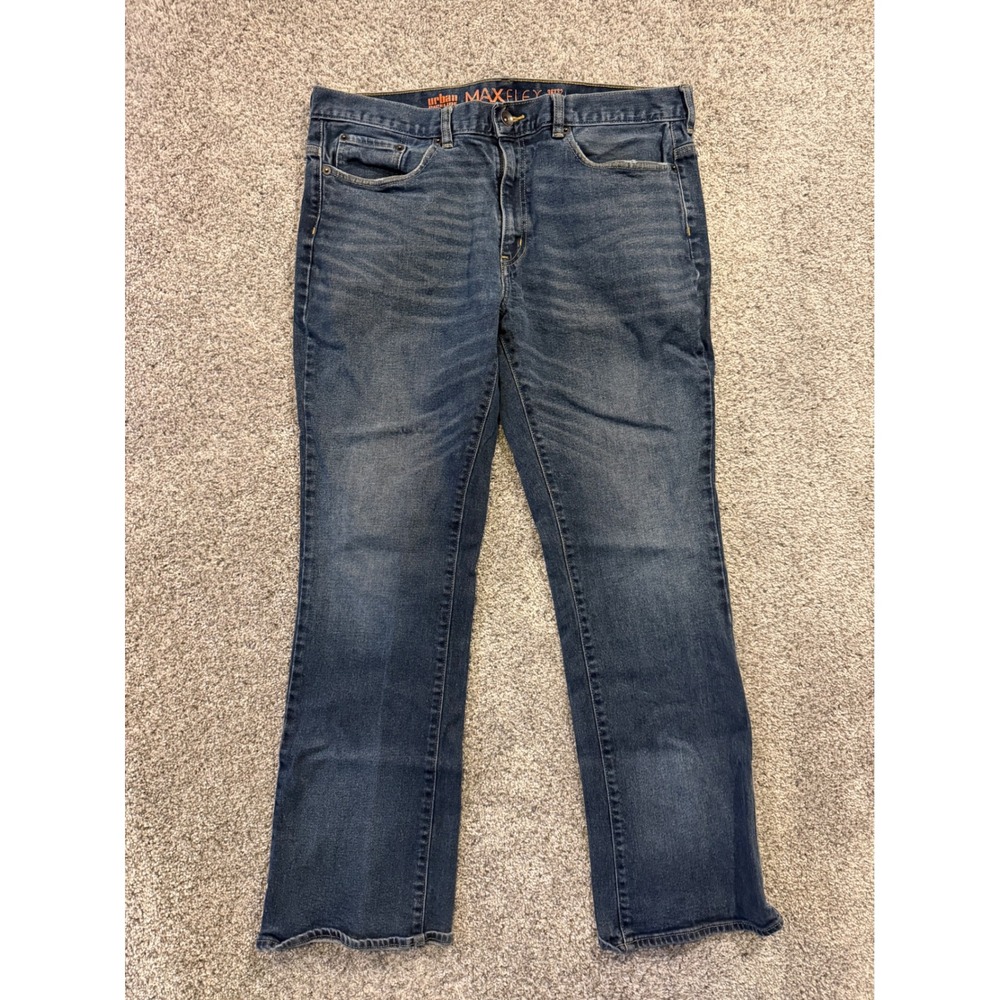 Urban Pipeline Jeans Mens 36x32 Blue Max Flex Bootcut Stretch Denim Pants